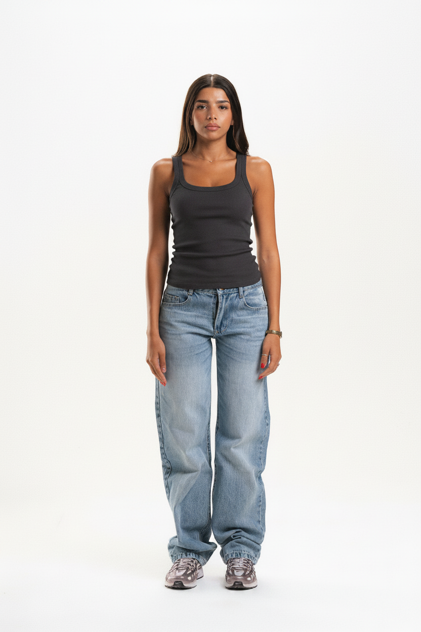 Square Neck Tank Top