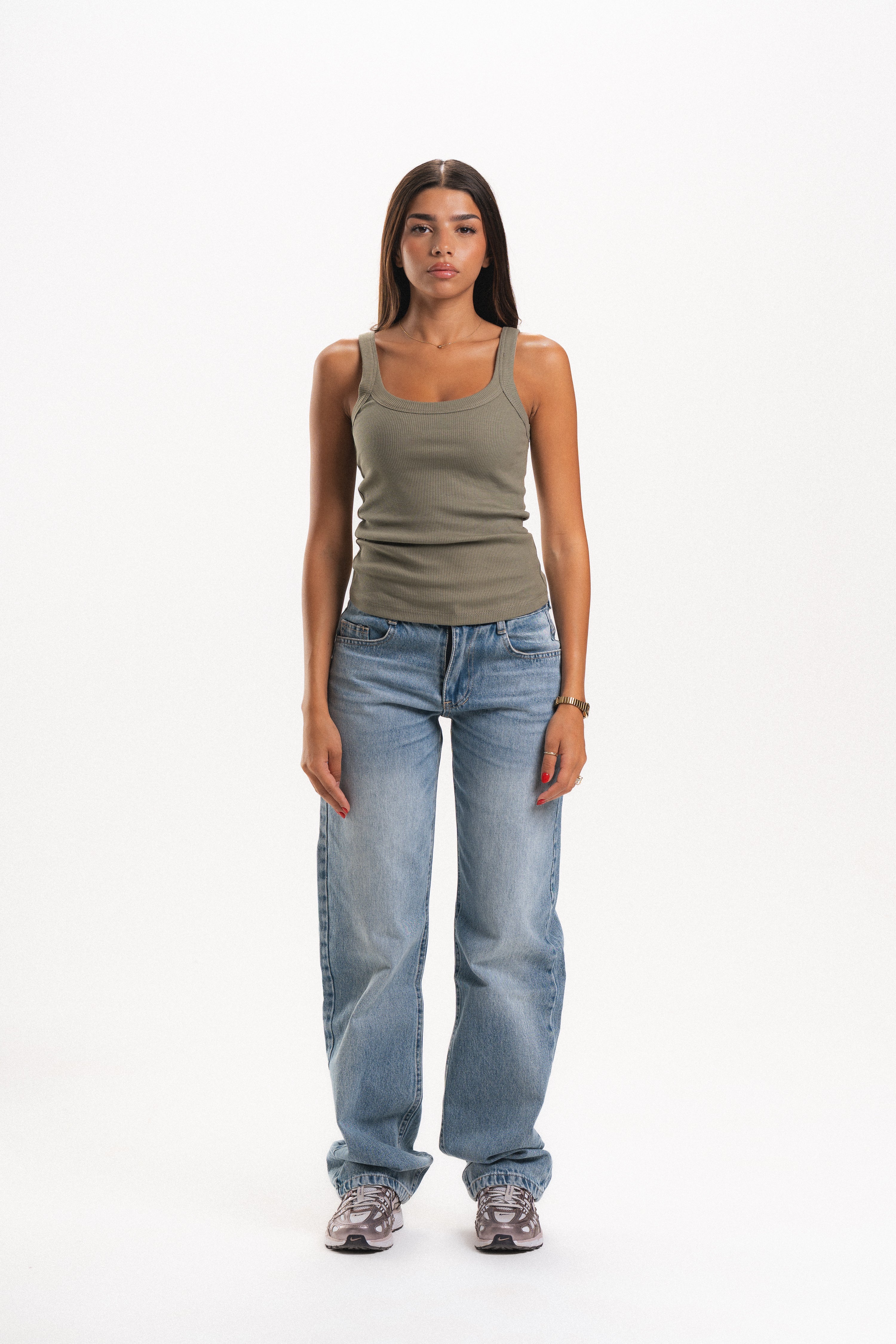Square Neck Tank Top