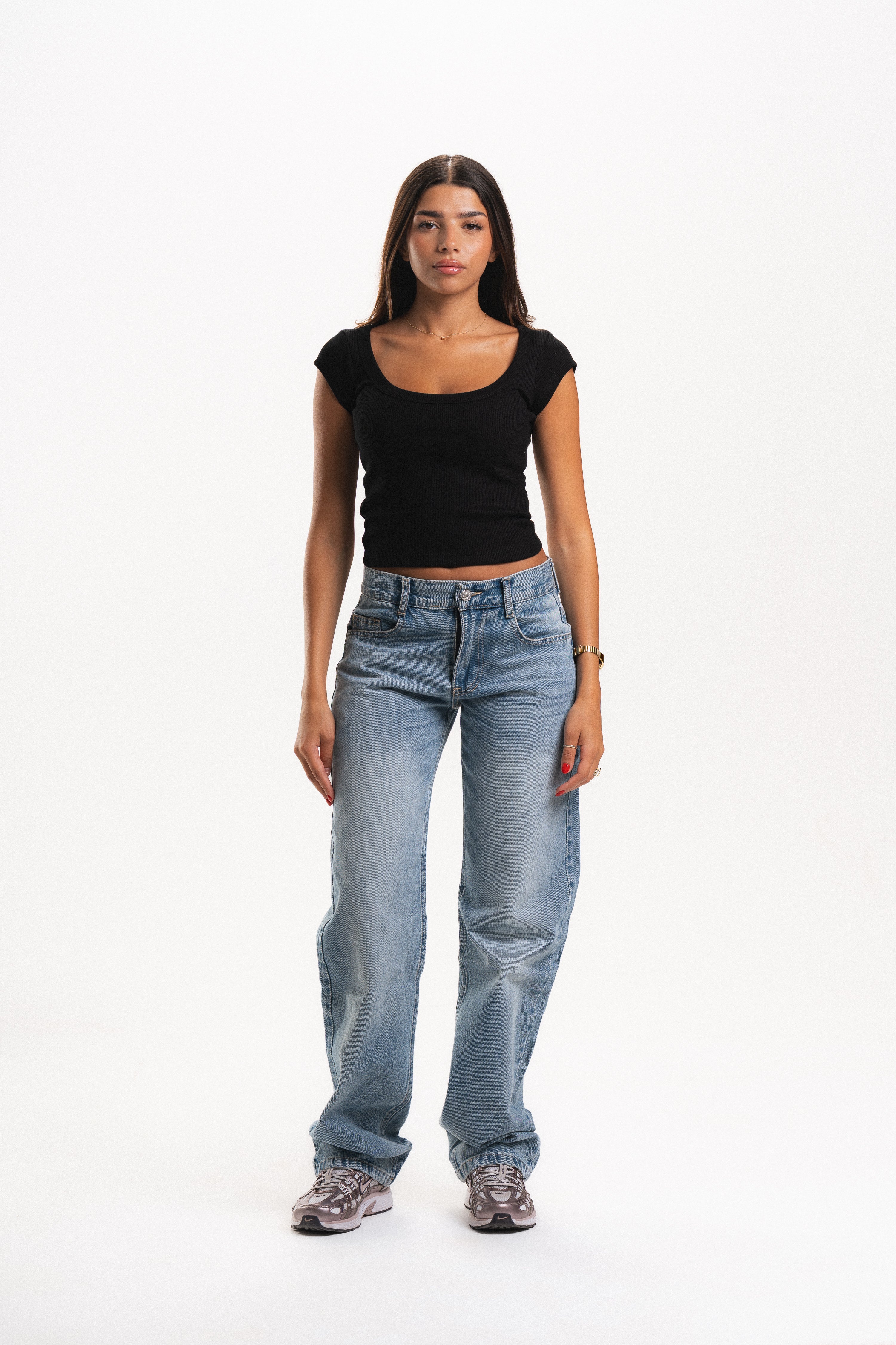 Scoop Neck Short Sleeve Top